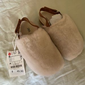 Toddler Zara Fur Clog